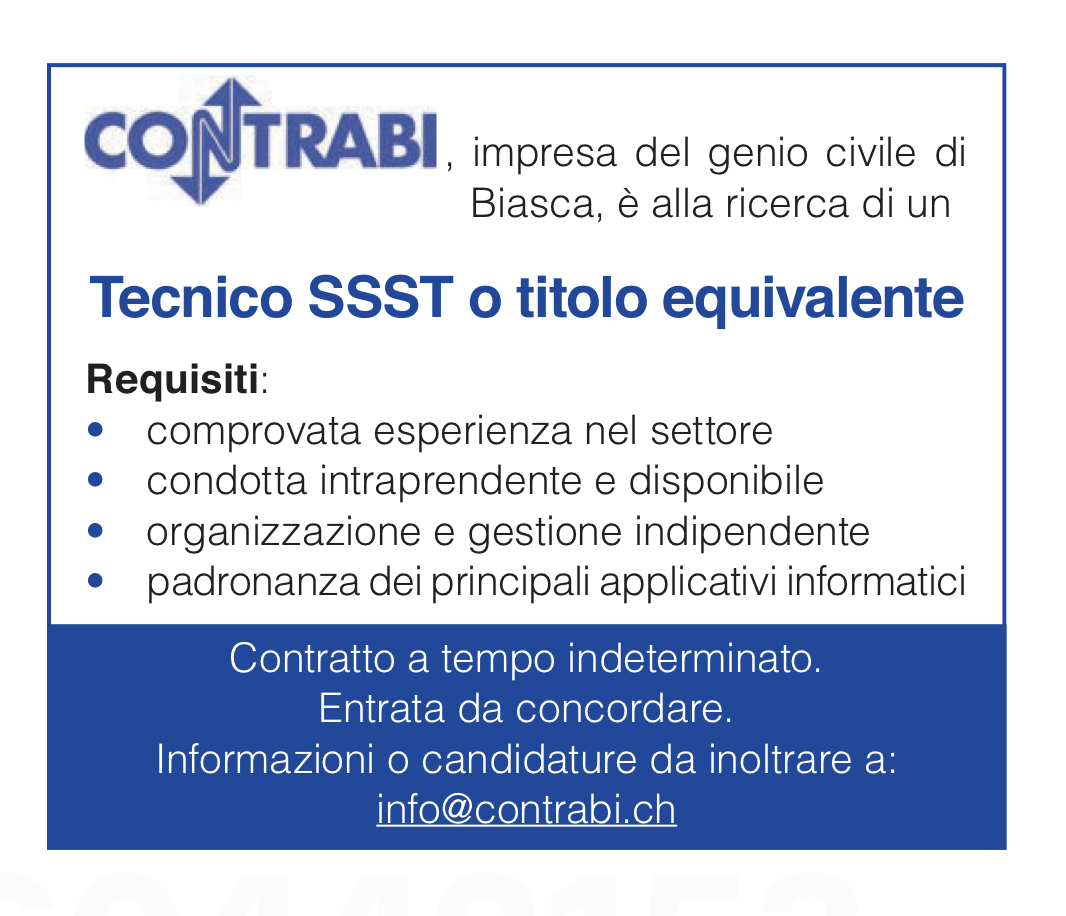 Annuncio giornale 29.04.22